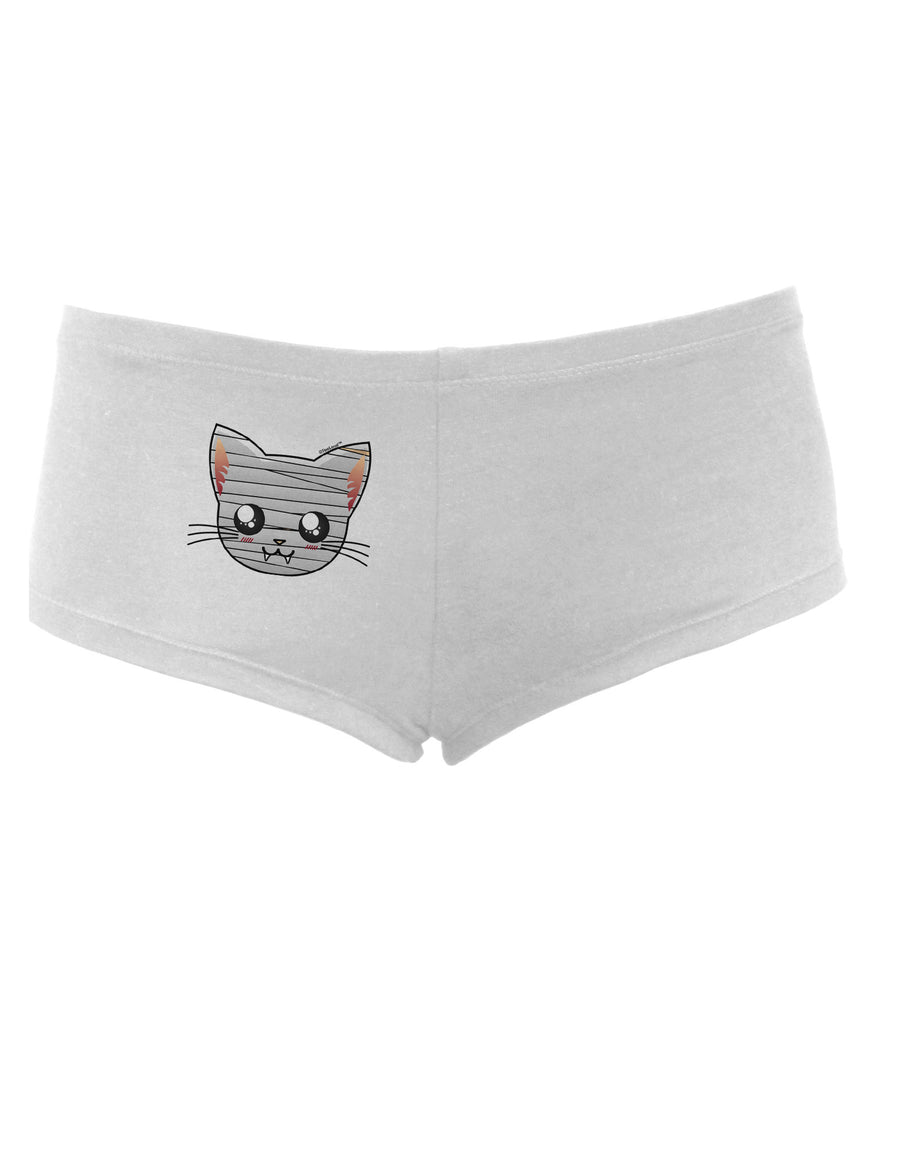 Mummy Kitty Women's Boyshorts by TooLoud-Boyshorts-TooLoud-White-Small-Davson Sales