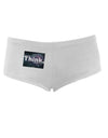 What We Think Buddha Women's Boyshorts-Boyshorts-TooLoud-White-Small-Davson Sales