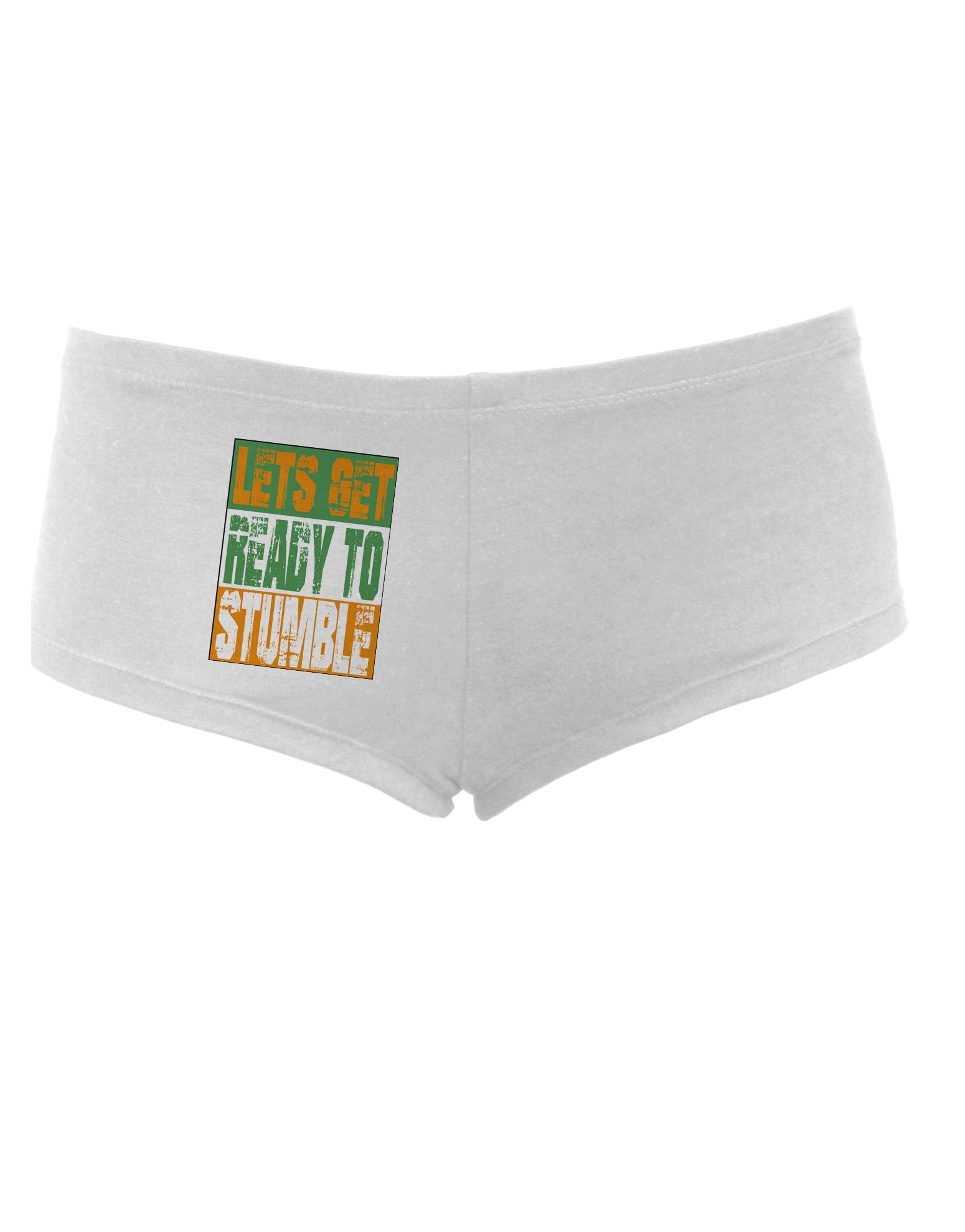 Lets Get Ready To Stumble Women's Boyshorts by TooLoud-Boyshorts-TooLoud-White-Small-Davson Sales