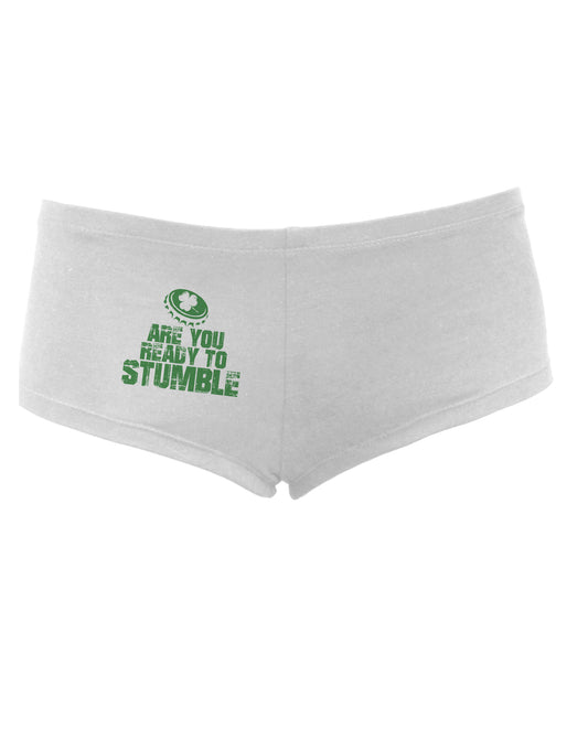 Are You Ready To Stumble Funny Women's Boyshorts by TooLoud-Boyshorts-TooLoud-White-Small-Davson Sales
