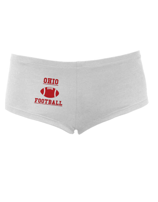 Ohio Football Women's Boyshorts by TooLoud-Boyshorts-TooLoud-White-Small-Davson Sales