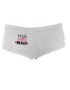 TooLoud Wife Mom Beast Women's Boyshorts-Boyshorts-TooLoud-White-Small-Davson Sales