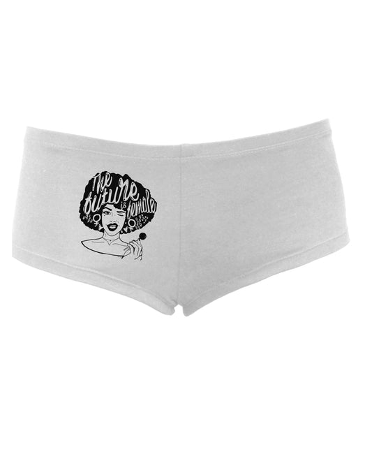 TooLoud The Future Is Female Womens Boyshorts-Boyshorts-TooLoud-White-Small-Davson Sales