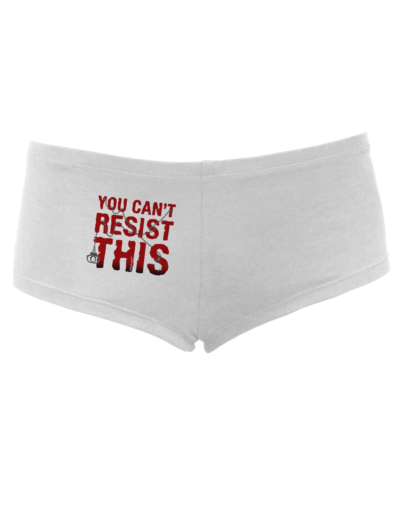 You Can't Resist This Women's Boyshorts-Boyshorts-TooLoud-White-Small-Davson Sales