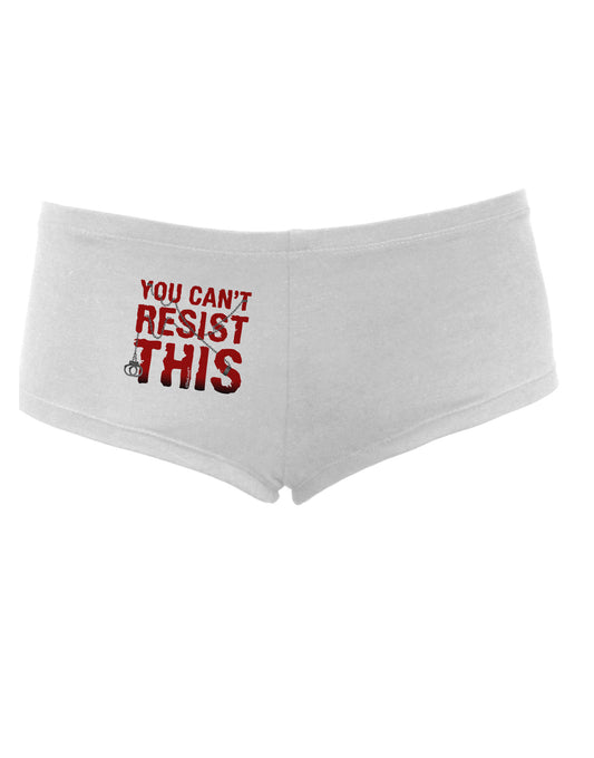 You Can't Resist This Women's Boyshorts-Boyshorts-TooLoud-White-Small-Davson Sales
