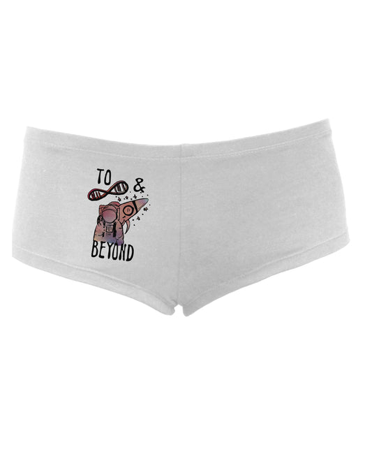 TooLoud To infinity and beyond Womens Boyshorts-Boyshorts-TooLoud-White-Small-Davson Sales