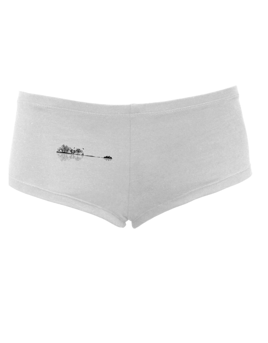 Nature's Harmony Guitar Women's Boyshorts by TooLoud-Boyshorts-TooLoud-White-Small-Davson Sales