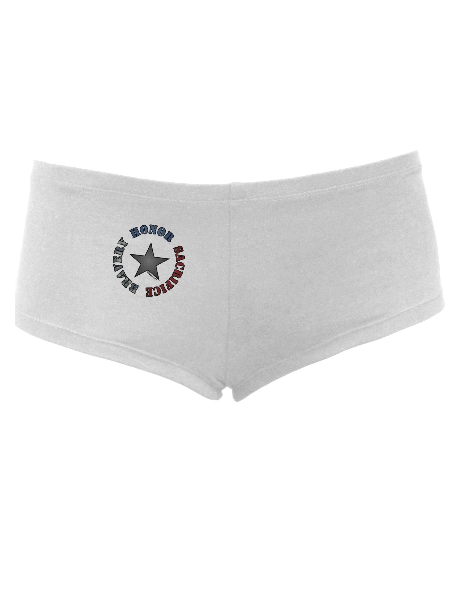 Honor Sacrifice Bravery Women's Boyshorts by TooLoud-Boyshorts-TooLoud-White-Small-Davson Sales