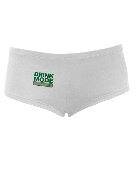Drink Mode On Women's Boyshorts by TooLoud-Boyshorts-TooLoud-White-Small-Davson Sales