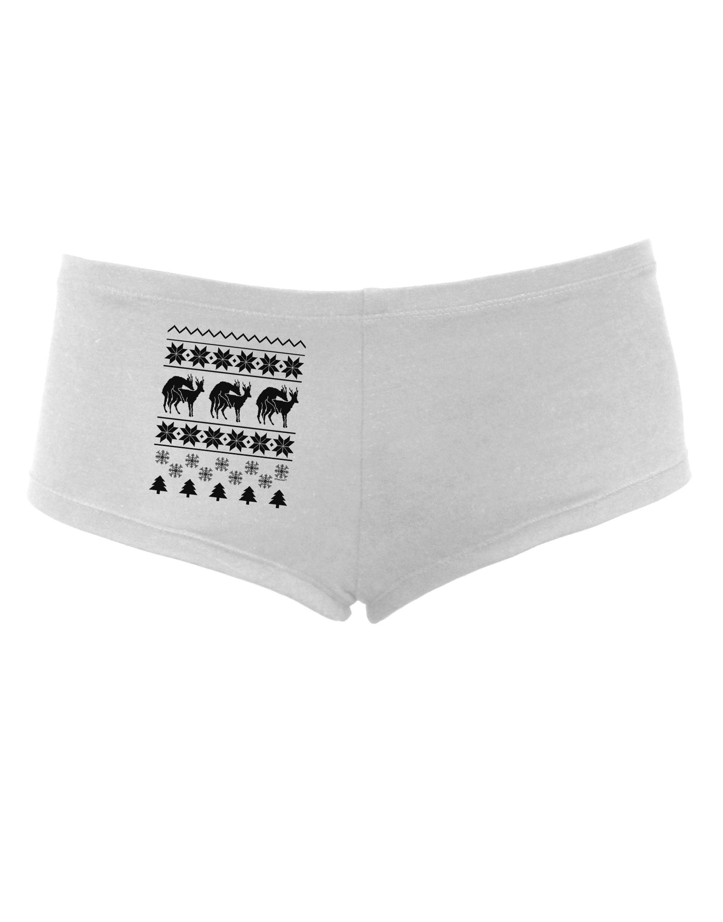 Humping Gay Reindeer Women's Boyshorts-Boyshorts-TooLoud-White-Small-Davson Sales