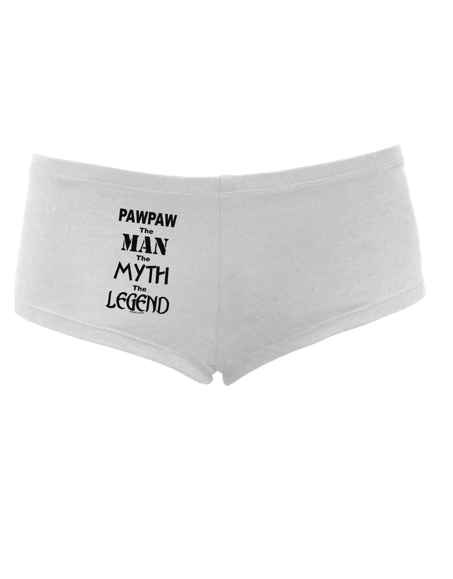 Pawpaw The Man The Myth The Legend Women's Boyshorts by TooLoud-Boyshorts-TooLoud-White-Small-Davson Sales