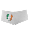 Skull Flag Ireland Women's Boyshorts-Boyshorts-TooLoud-White-Small-Davson Sales