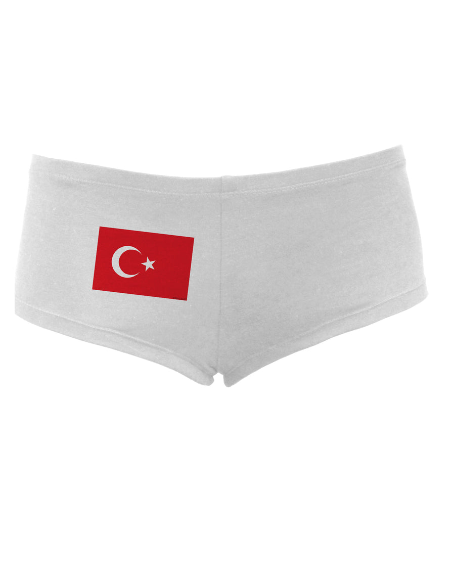 Turkey Flag Women's Boyshorts by TooLoud-Boyshorts-TooLoud-White-Small-Davson Sales