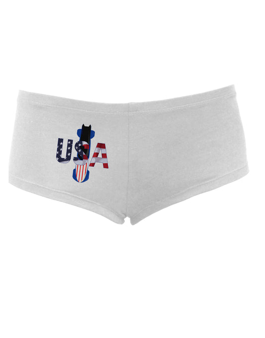 USA Bobsled Women's Boyshorts by TooLoud-Boyshorts-TooLoud-White-Small-Davson Sales