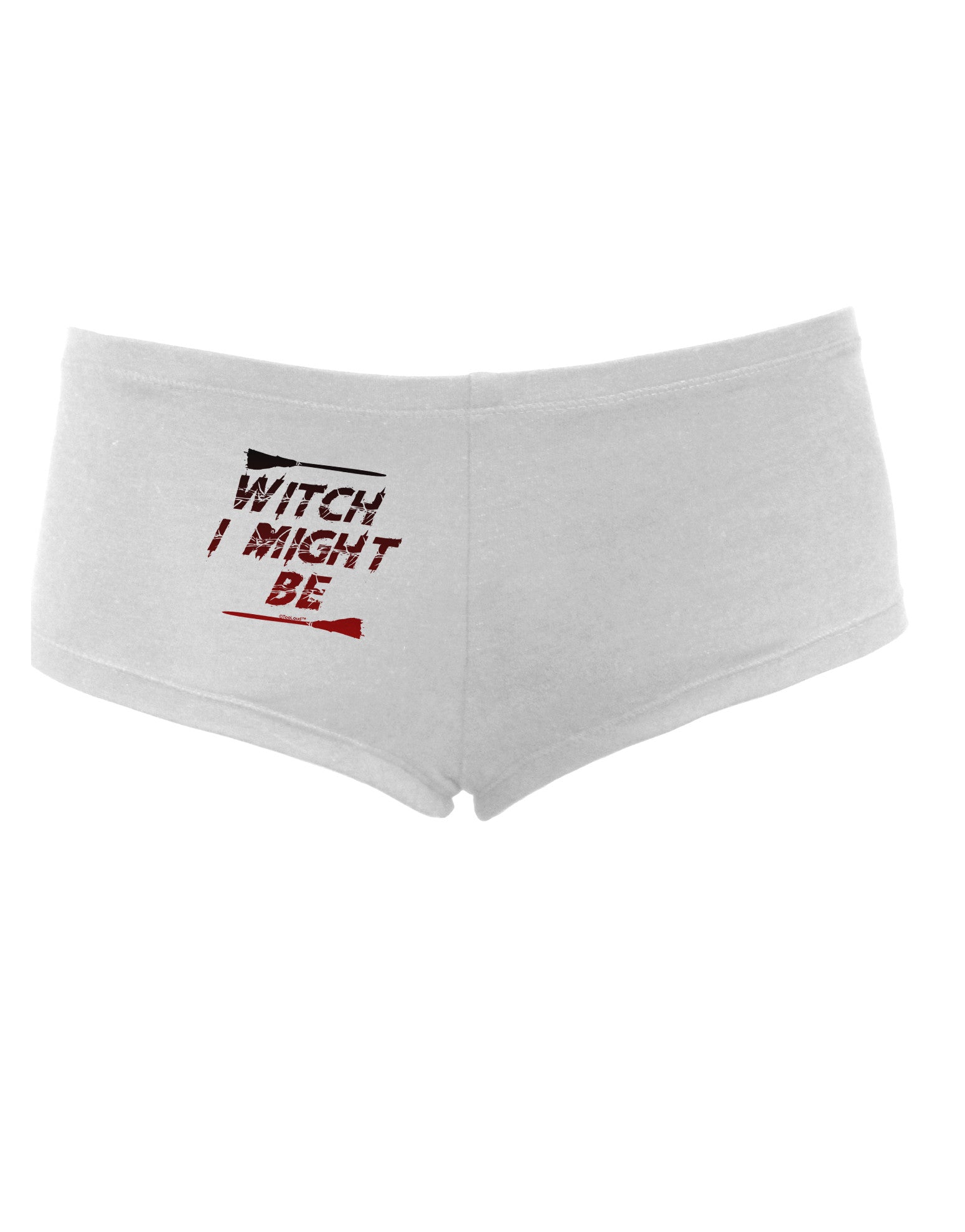 Witch I Might Be Women's Boyshorts by TooLoud-Boyshorts-TooLoud-White-Small-Davson Sales