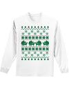 Reindeer Swinger Party - Ugly Christmas Sweater Inspired Long Sleeve Shirt-Long Sleeve Shirt-TooLoud-White-Small-Davson Sales