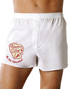 Be My Valentine Mens Valentines Day Sexy Boxer Short Underwear-TooLoud-White-XX-Large-Davson Sales