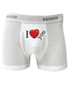 I Heart You - Valentine's Day Boxer Brief Underwear-Boxer Briefs-TooLoud-I-Heart-You White-Small-Davson Sales