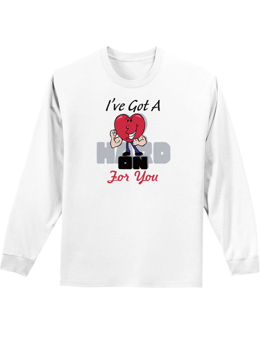 I've Got a Heart On Mens and Womens Long Sleeve Shirt-Long Sleeve Shirt-TooLoud-White-Small-Davson Sales