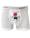 Valentine's Day Boxer Briefs Underwear - Choose From Many Fun Designs!-Boxer Briefs-TooLoud-Ive-Got-A-Heart-On White-Small-Davson Sales