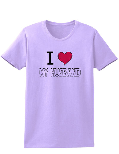 I Heart My Husband Adult Womens T-Shirt-Womens T-Shirt-TooLoud-Lavender-Small-Davson Sales