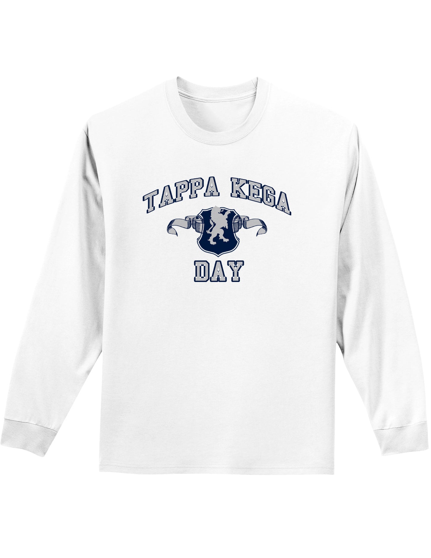 Tappa Kegga Day Mens and Womens Long Sleeve Shirt-Long Sleeve Shirt-TooLoud-White-Small-Davson Sales