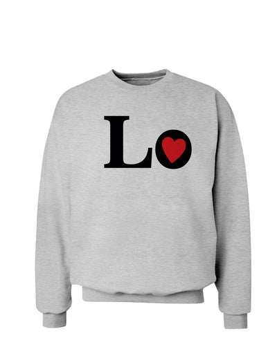 Couples Love Valentines Day Sweater - LOVE-Hoodie-TooLoud-Ash Gray "Lo"-Small-Davson Sales