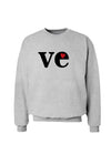 Couples Love Valentines Day Sweater - LOVE-Hoodie-TooLoud-Ash Gray "ve"-Small-Davson Sales