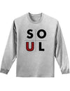 Couples Soul Mate Long Sleeve Shirt - Soul or Mate-Long Sleeve Shirt-TooLoud-Ash Gray Soul-Small-Davson Sales