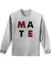 Couples Soul Mate Long Sleeve Shirt - Soul or Mate-Long Sleeve Shirt-TooLoud-Ash Gray Mate-Small-Davson Sales
