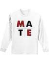 Couples Soul Mate Long Sleeve Shirt - Soul or Mate-Long Sleeve Shirt-TooLoud-White Mate-Small-Davson Sales