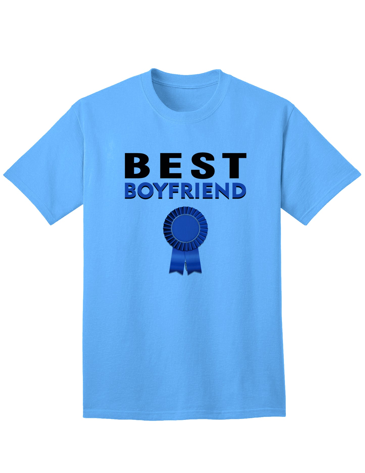Couples Best Boyfriend or Girlfriend Shirt - Boy or Girlfriend or Womens-TooLoud-Mens Aquatic Blue Boyfriend-Small-Davson Sales