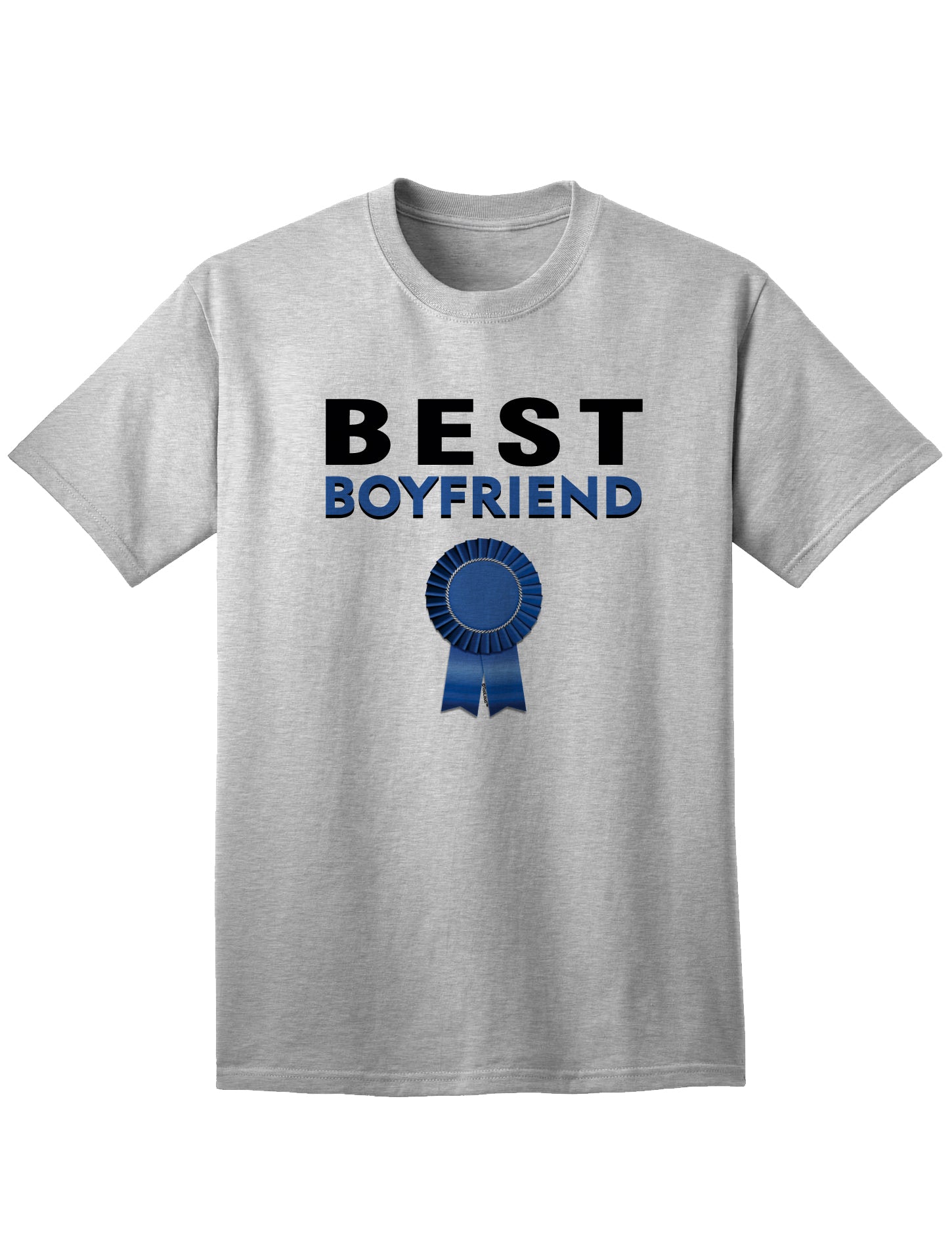 Couples Best Boyfriend or Girlfriend Shirt - Boy or Girlfriend or Womens-TooLoud-Mens Ash Gray Boyfriend-Small-Davson Sales