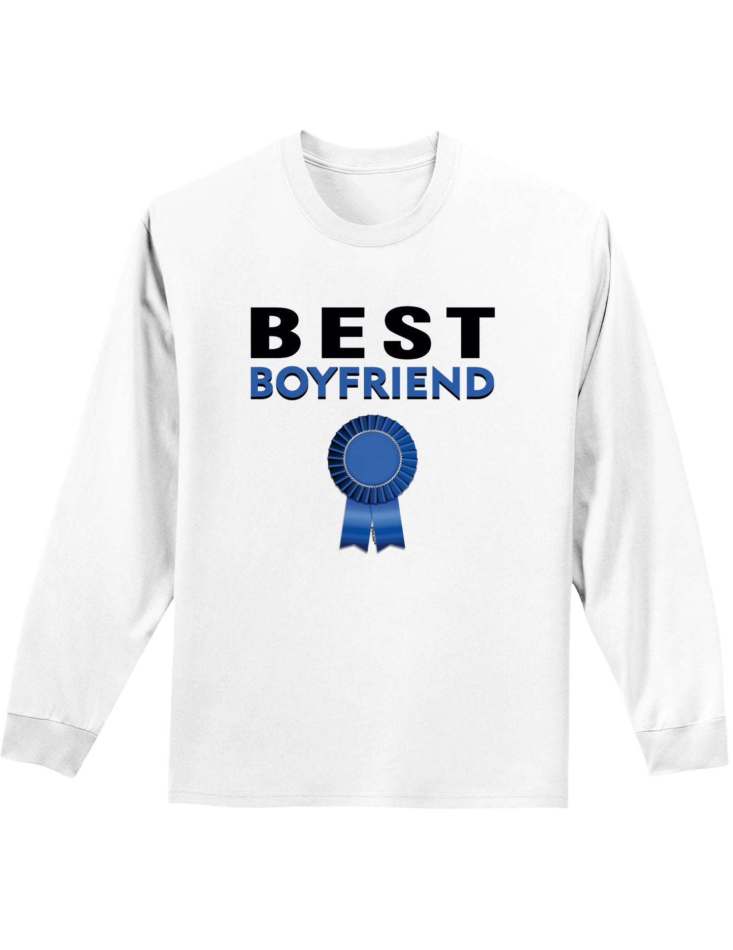 Couples Best Boyfriend or Girlfriend longsleeve Shirt - Boy or Girl-TooLoud-White Boyfriend-Small-Davson Sales