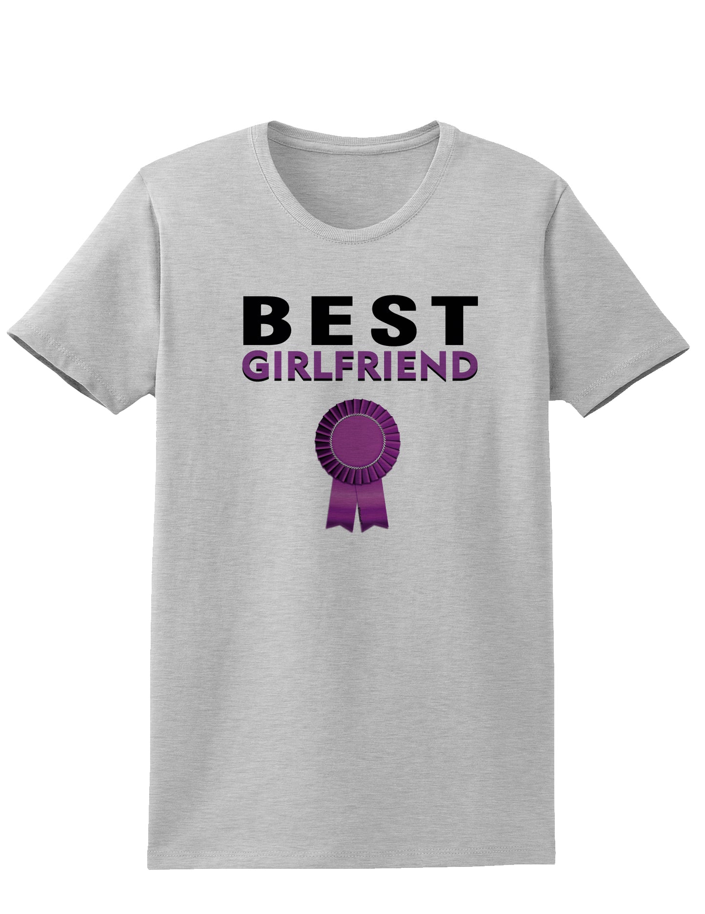 Couples Best Boyfriend or Girlfriend Shirt - Boy or Girlfriend or Womens-TooLoud-Womens Ash Gray Boyfriend-Small-Davson Sales