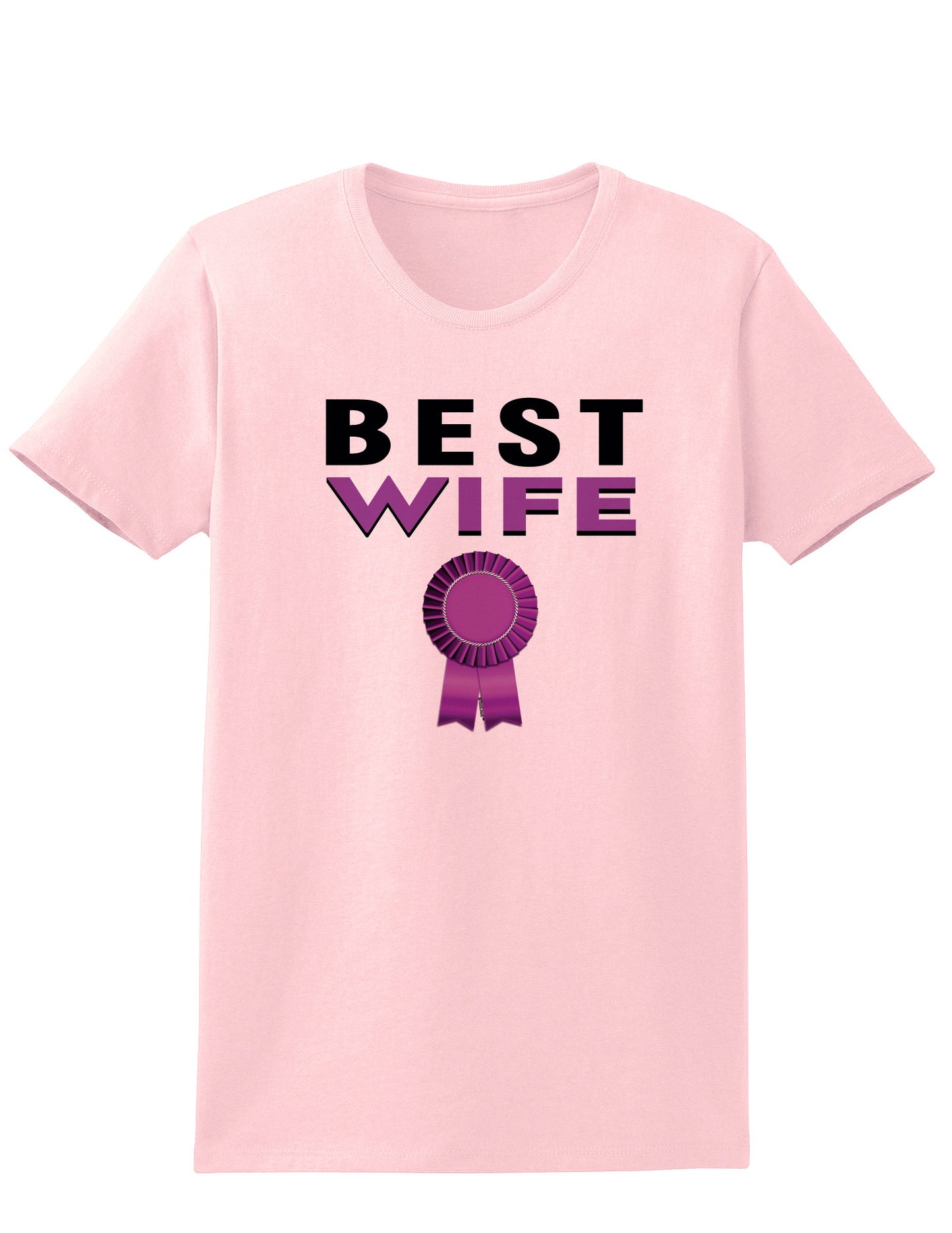 Couples Best Husband or Wife Shirt - Husband or Wife or Womens-TooLoud-Womens Pale Pink Wife-Small-Davson Sales