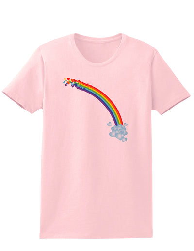 Couples Gay Rainbow Shirt - Left Side or Right Side or Womens-TooLoud-Womens Pale Pink Left Side-Small-Davson Sales