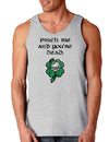 Pinch Me Youre Dead St Patricks Day Loose Tank Top-TooLoud-Pinch-Me-Youre-Dead Ash-Gray-Small-Davson Sales