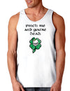 Pinch Me Youre Dead St Patricks Day Loose Tank Top-TooLoud-Pinch-Me-Youre-Dead White-Small-Davson Sales