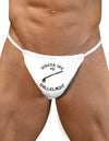 Wanna See My Shillelagh - Mens St Patricks Day G-String Underwear-TooLoud-Wanna-See-My-Shillelagh White-Small/Medium-Davson Sales