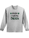 Irish I Were Drunk Unisex Long Sleeve Shirt-Long Sleeve Shirt-TooLoud-Ash Gray-Small-Davson Sales