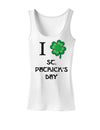 I Shamrock St Patricks Day Womens Tank Top-Womens Tank Tops-TooLoud-White-X-Small-Davson Sales