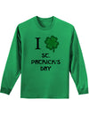 I Shamrock St Patricks Day Unisex Long Sleeve Shirt-Long Sleeve Shirt-TooLoud-Kelly Green-Small-Davson Sales