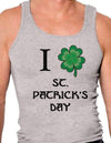 I Shamrock St Patricks Day Mens A-Shirt Ribbed Tank Top-Mens Ribbed Tank Top-TooLoud-Heather Gray-Small-Davson Sales