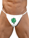Cartoon Shamrock Clover - Mens St Patricks Day G-String Underwear
