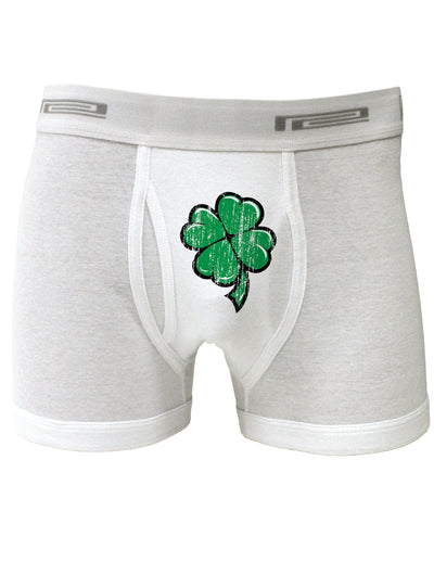 St Patricks Day Boxer Brief Underwear - Select Print-Boxer Briefs-TooLoud-Small-Cartoon-Shamrock-Clover White-Davson Sales