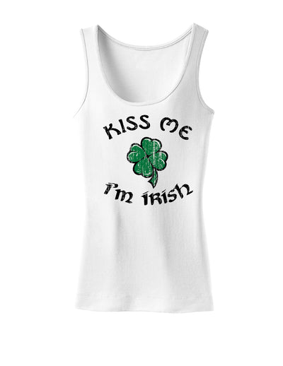 Kiss Me Im Irish Womens Tank Top