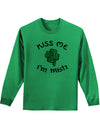 Kiss Me Im Irish Unisex Long Sleeve Shirt-Long Sleeve Shirt-TooLoud-Kelly Green-Small-Davson Sales