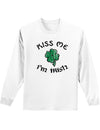 Kiss Me Im Irish Unisex Long Sleeve Shirt-Long Sleeve Shirt-TooLoud-White-Small-Davson Sales