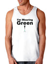 St Patricks Day Loose Tank Top - Choose From Many Designs!-Loose Tank Top-TooLoud-Im-Wearing-Green-So-There White-Small-Davson Sales